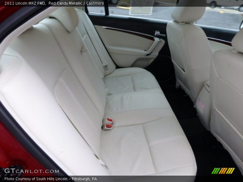 Rear Seat of 2011 MKZ FWD