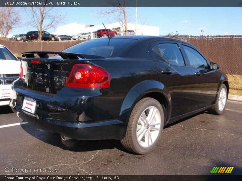 Black / Black 2013 Dodge Avenger SE V6