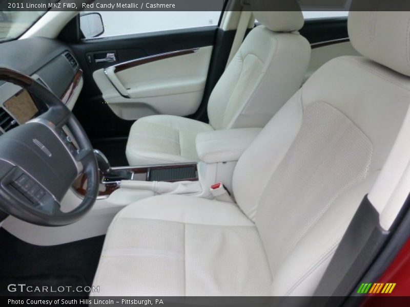 Front Seat of 2011 MKZ FWD