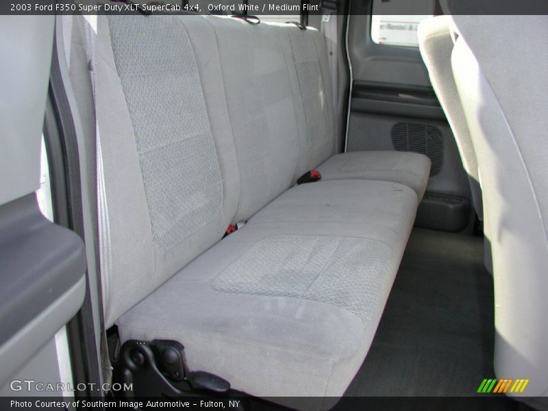 Oxford White / Medium Flint 2003 Ford F350 Super Duty XLT SuperCab 4x4