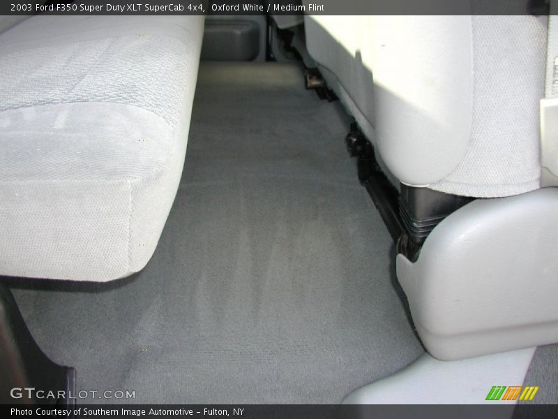 Oxford White / Medium Flint 2003 Ford F350 Super Duty XLT SuperCab 4x4