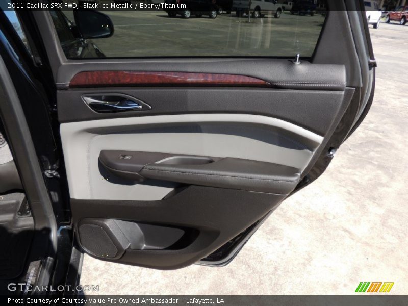 Black Ice Metallic / Ebony/Titanium 2011 Cadillac SRX FWD
