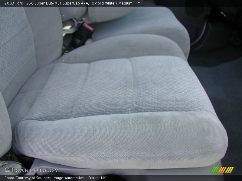 Oxford White / Medium Flint 2003 Ford F350 Super Duty XLT SuperCab 4x4