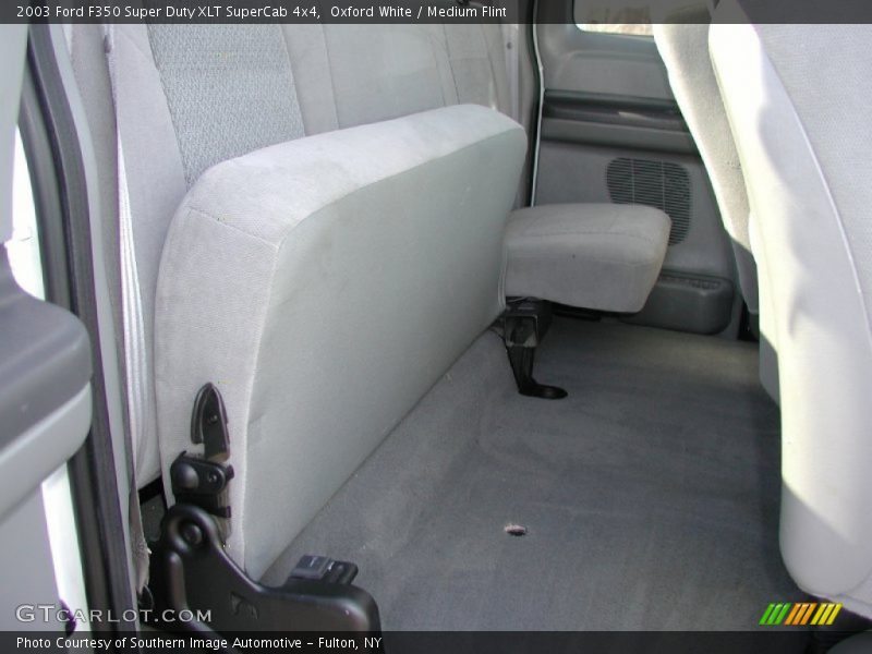 Oxford White / Medium Flint 2003 Ford F350 Super Duty XLT SuperCab 4x4