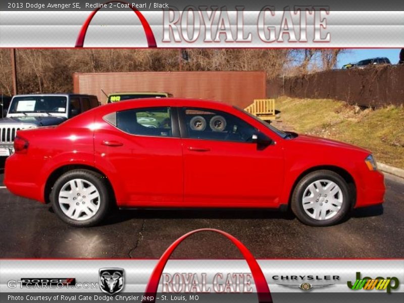 Redline 2-Coat Pearl / Black 2013 Dodge Avenger SE