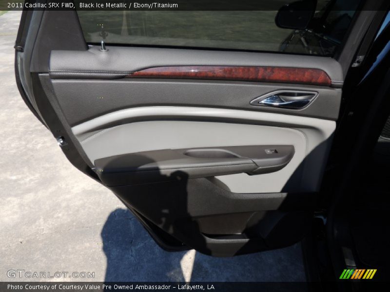 Black Ice Metallic / Ebony/Titanium 2011 Cadillac SRX FWD