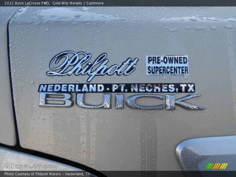 Gold Mist Metallic / Cashmere 2012 Buick LaCrosse FWD