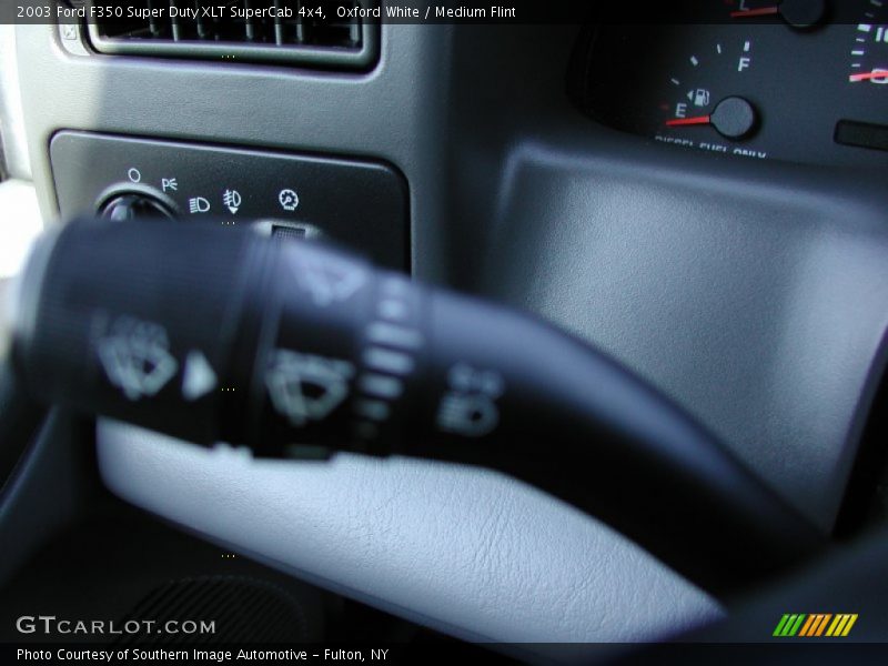 Oxford White / Medium Flint 2003 Ford F350 Super Duty XLT SuperCab 4x4