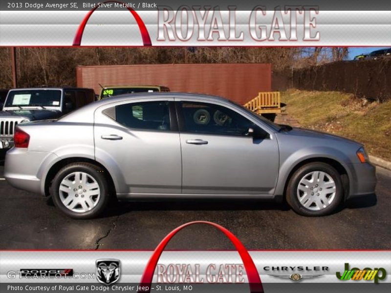 Billet Silver Metallic / Black 2013 Dodge Avenger SE