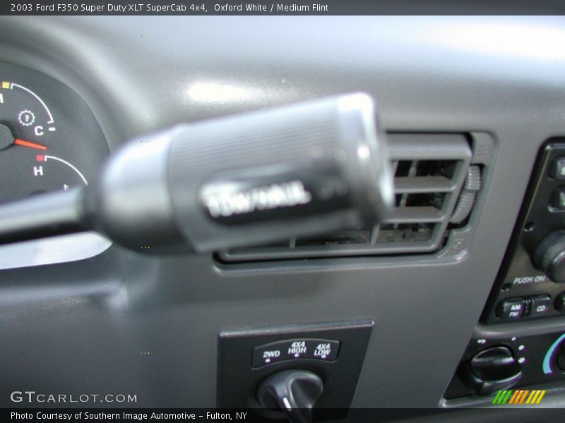 Oxford White / Medium Flint 2003 Ford F350 Super Duty XLT SuperCab 4x4