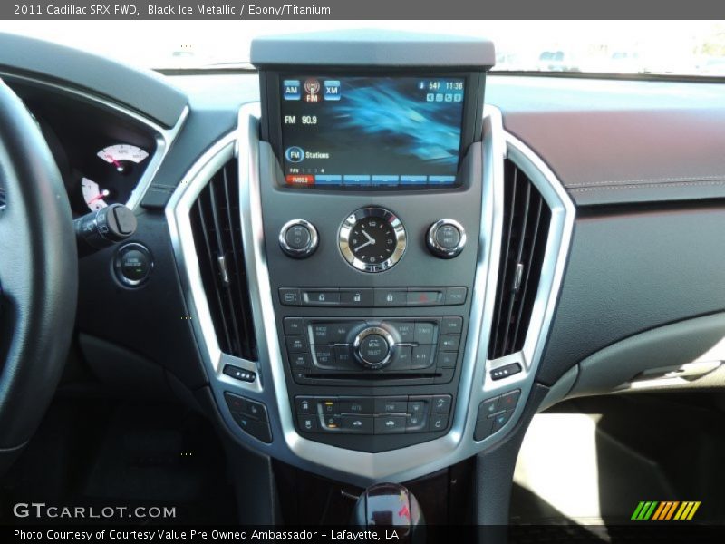 Black Ice Metallic / Ebony/Titanium 2011 Cadillac SRX FWD