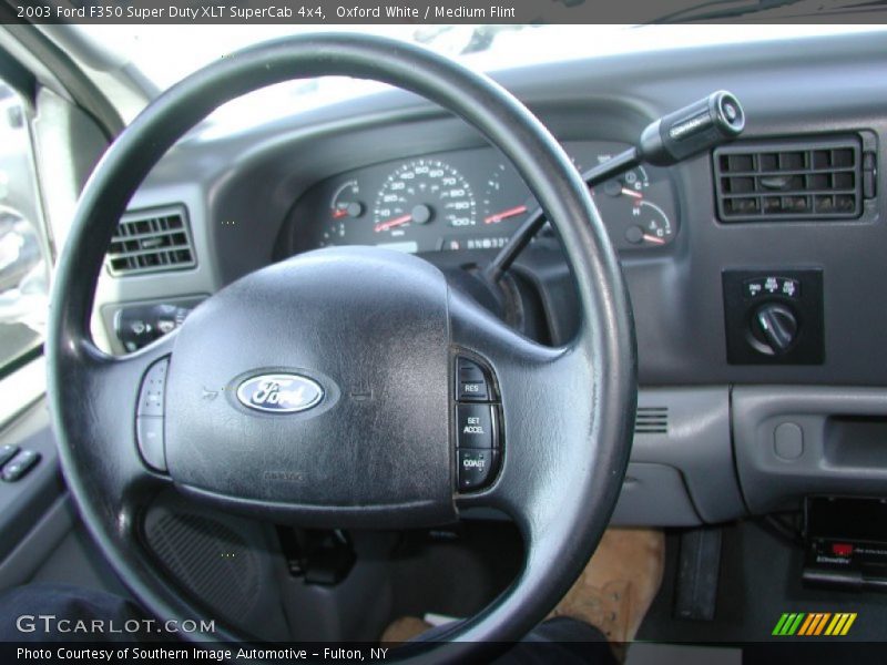  2003 F350 Super Duty XLT SuperCab 4x4 Steering Wheel