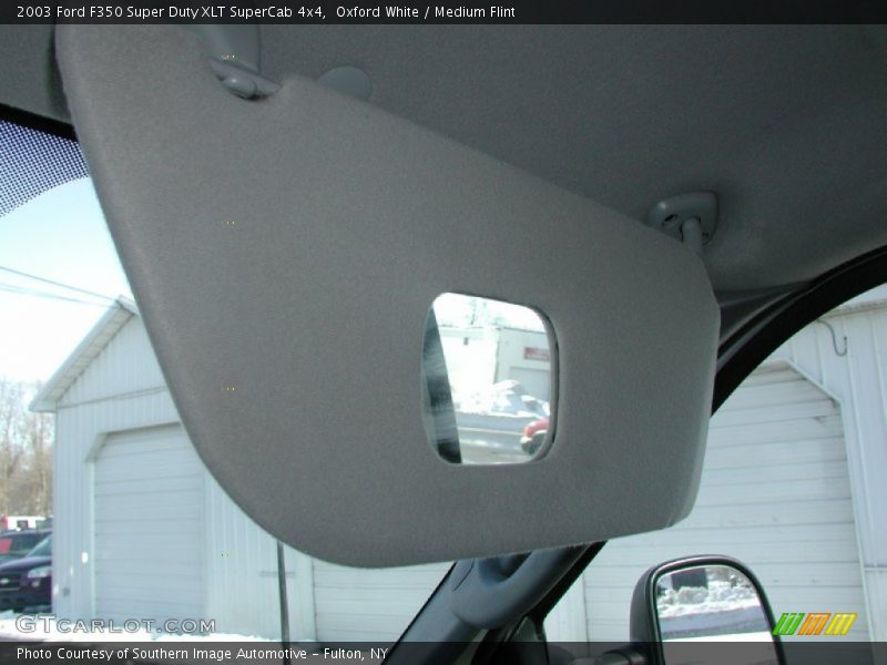 Oxford White / Medium Flint 2003 Ford F350 Super Duty XLT SuperCab 4x4