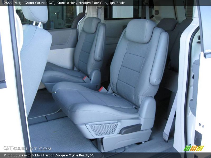 Stone White / Medium Slate Gray/Light Shale 2009 Dodge Grand Caravan SXT