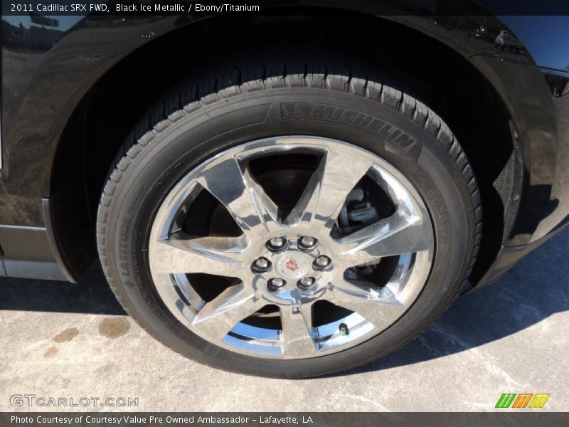 Black Ice Metallic / Ebony/Titanium 2011 Cadillac SRX FWD
