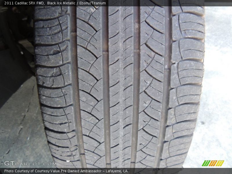 Black Ice Metallic / Ebony/Titanium 2011 Cadillac SRX FWD