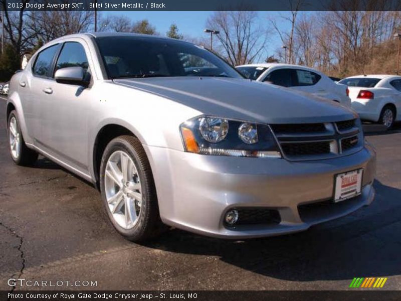 Billet Silver Metallic / Black 2013 Dodge Avenger SXT