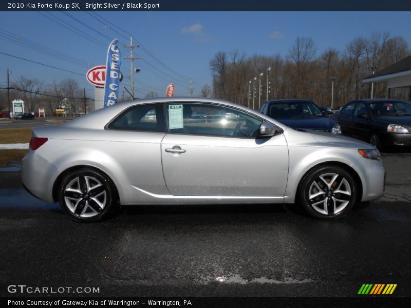 Bright Silver / Black Sport 2010 Kia Forte Koup SX