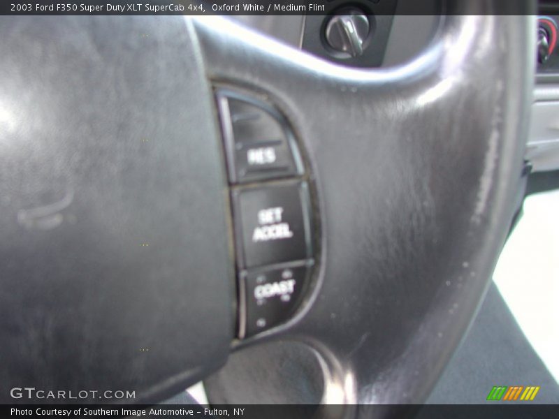Oxford White / Medium Flint 2003 Ford F350 Super Duty XLT SuperCab 4x4