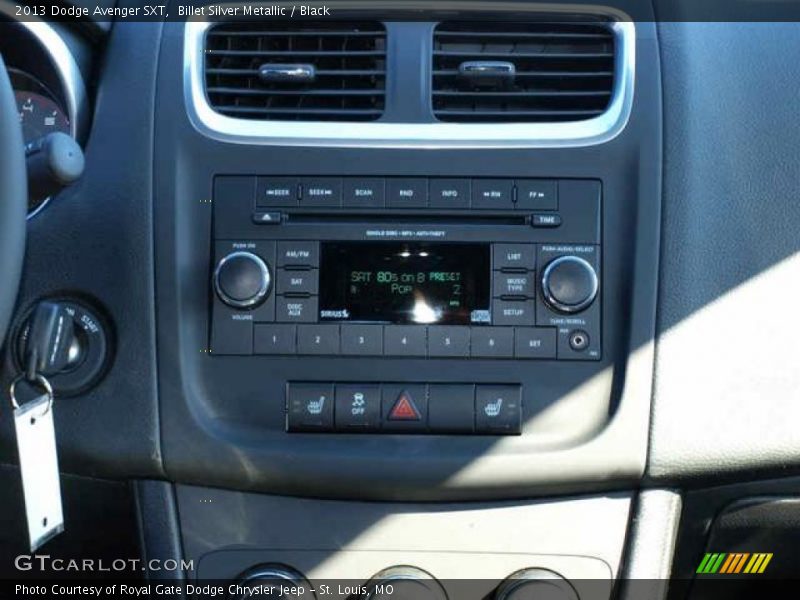 Billet Silver Metallic / Black 2013 Dodge Avenger SXT