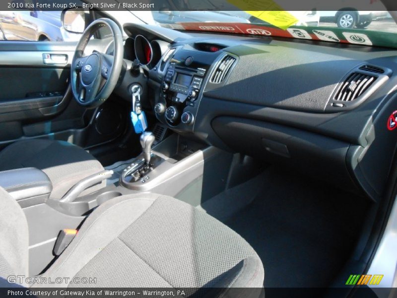 Bright Silver / Black Sport 2010 Kia Forte Koup SX