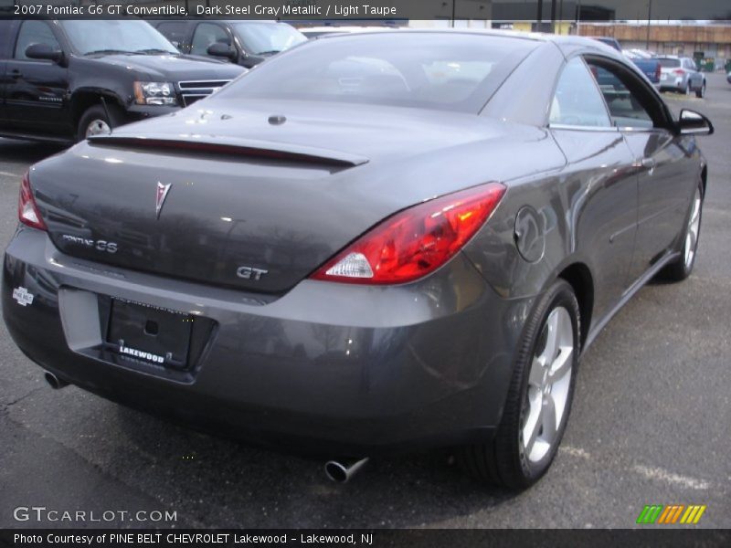 Dark Steel Gray Metallic / Light Taupe 2007 Pontiac G6 GT Convertible