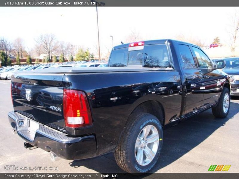 Black / Black 2013 Ram 1500 Sport Quad Cab 4x4