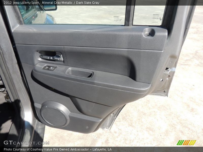 Mineral Gray Metallic / Dark Slate Gray 2012 Jeep Liberty Sport