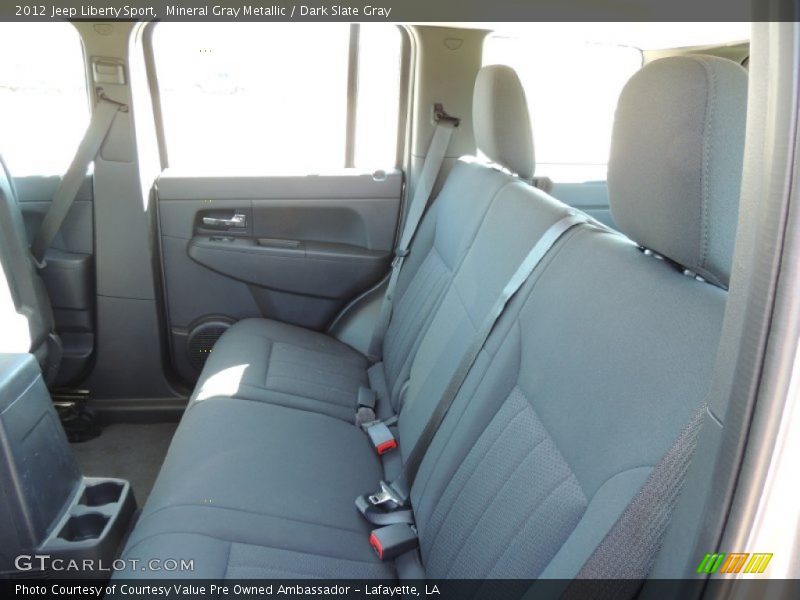 Mineral Gray Metallic / Dark Slate Gray 2012 Jeep Liberty Sport