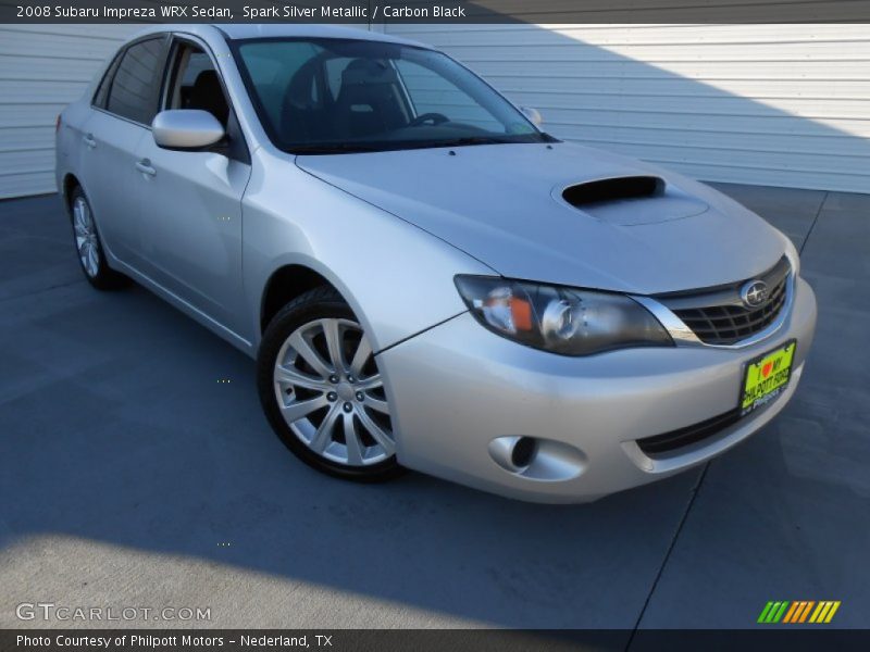 Spark Silver Metallic / Carbon Black 2008 Subaru Impreza WRX Sedan