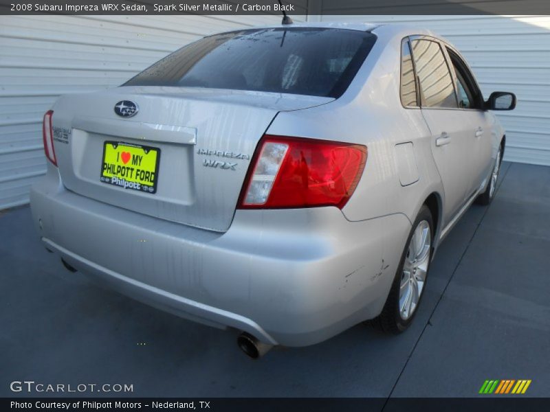 Spark Silver Metallic / Carbon Black 2008 Subaru Impreza WRX Sedan