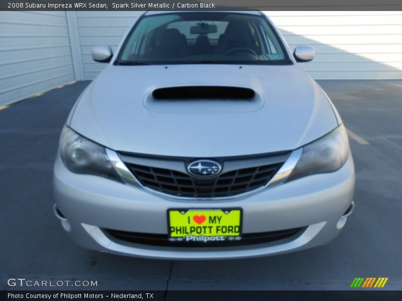 Spark Silver Metallic / Carbon Black 2008 Subaru Impreza WRX Sedan
