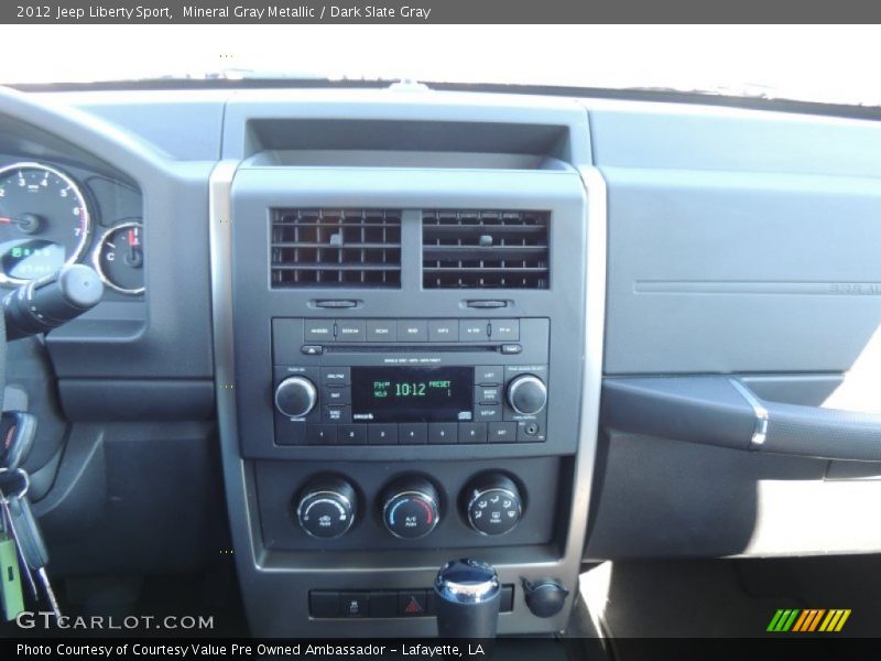 Mineral Gray Metallic / Dark Slate Gray 2012 Jeep Liberty Sport