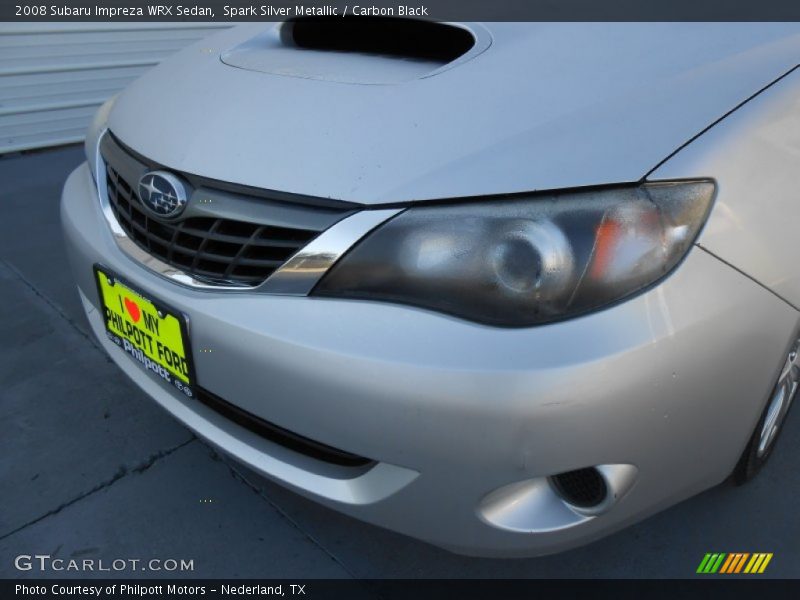Spark Silver Metallic / Carbon Black 2008 Subaru Impreza WRX Sedan
