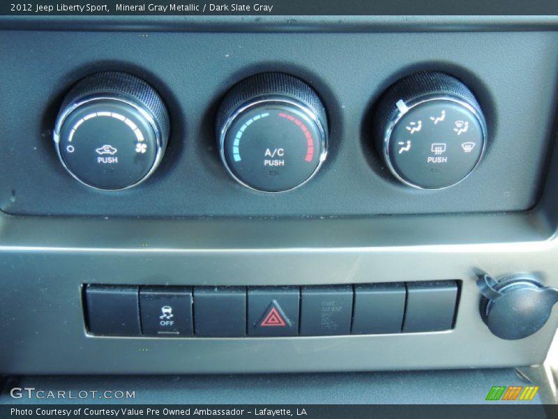 Mineral Gray Metallic / Dark Slate Gray 2012 Jeep Liberty Sport