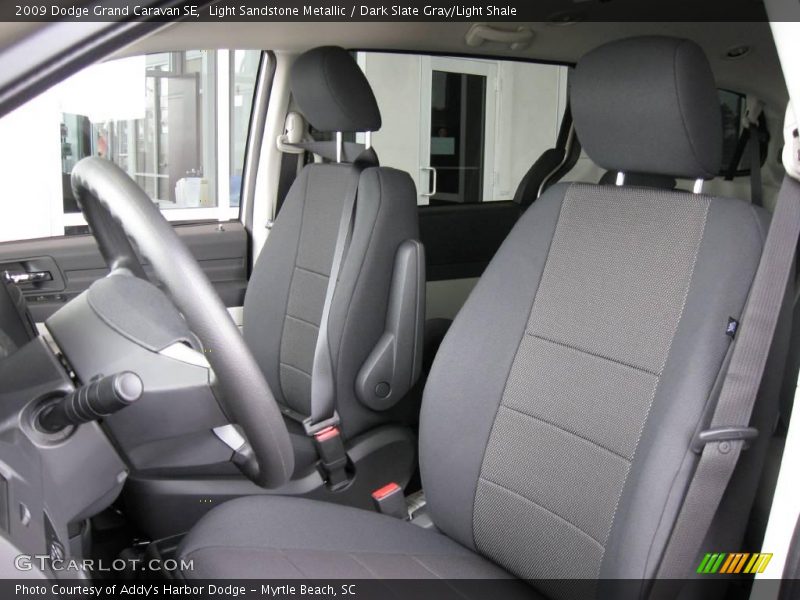 Light Sandstone Metallic / Dark Slate Gray/Light Shale 2009 Dodge Grand Caravan SE