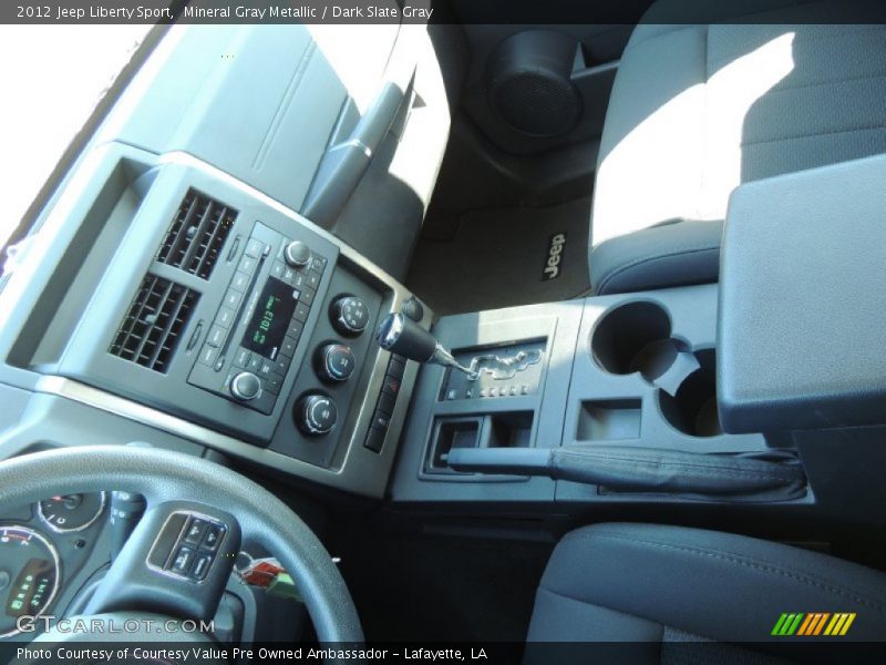 Mineral Gray Metallic / Dark Slate Gray 2012 Jeep Liberty Sport