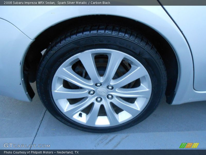 Spark Silver Metallic / Carbon Black 2008 Subaru Impreza WRX Sedan