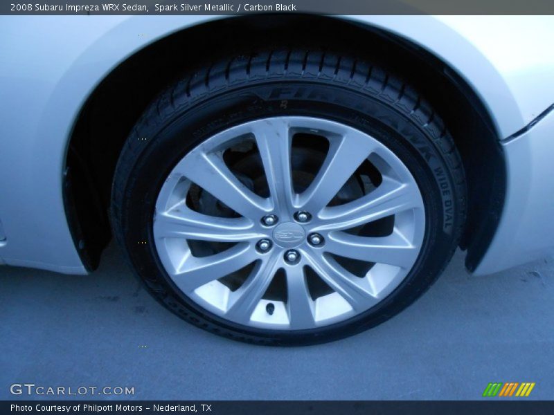 Spark Silver Metallic / Carbon Black 2008 Subaru Impreza WRX Sedan