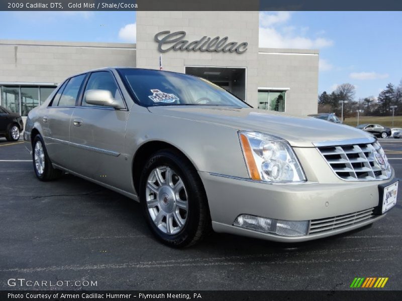 Gold Mist / Shale/Cocoa 2009 Cadillac DTS