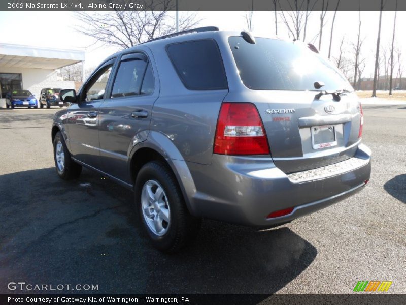 Alpine Gray / Gray 2009 Kia Sorento LX 4x4