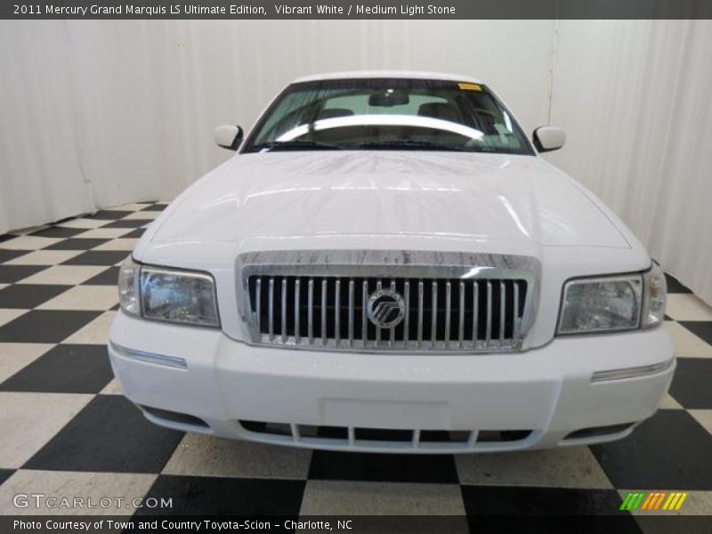 Vibrant White / Medium Light Stone 2011 Mercury Grand Marquis LS Ultimate Edition