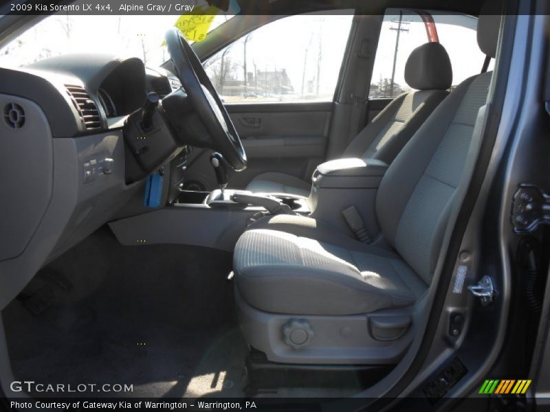 Alpine Gray / Gray 2009 Kia Sorento LX 4x4
