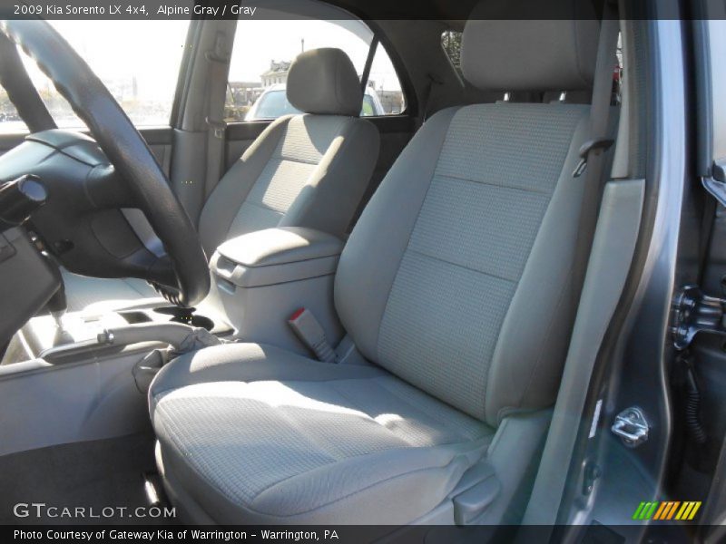 Alpine Gray / Gray 2009 Kia Sorento LX 4x4