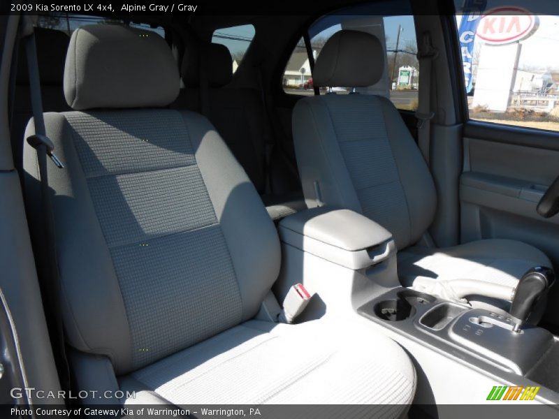 Alpine Gray / Gray 2009 Kia Sorento LX 4x4
