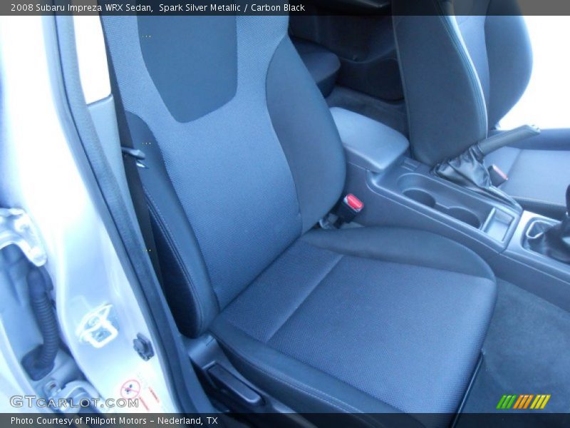 Spark Silver Metallic / Carbon Black 2008 Subaru Impreza WRX Sedan