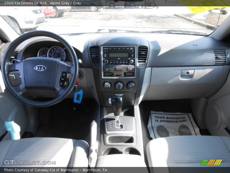 Alpine Gray / Gray 2009 Kia Sorento LX 4x4