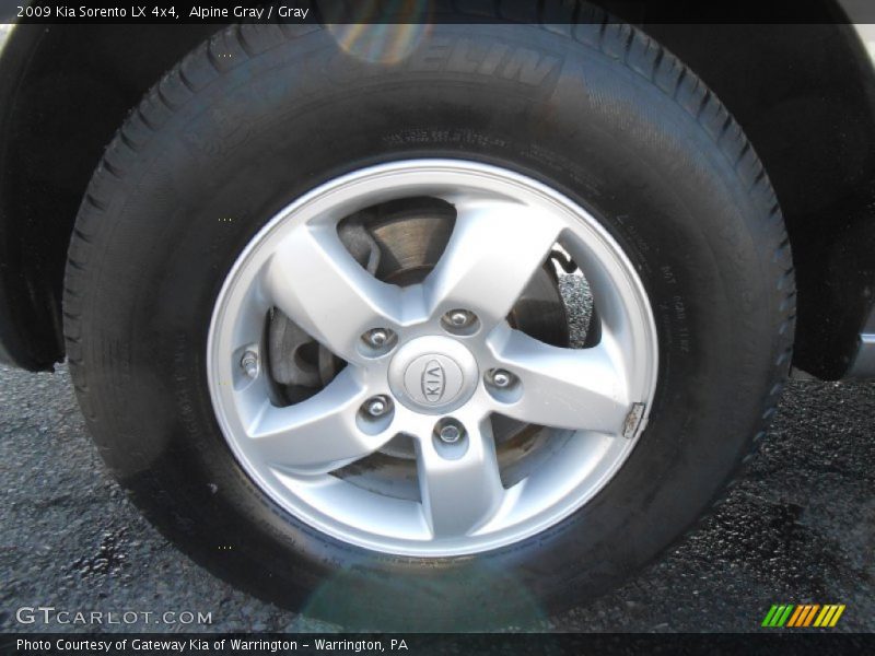 Alpine Gray / Gray 2009 Kia Sorento LX 4x4