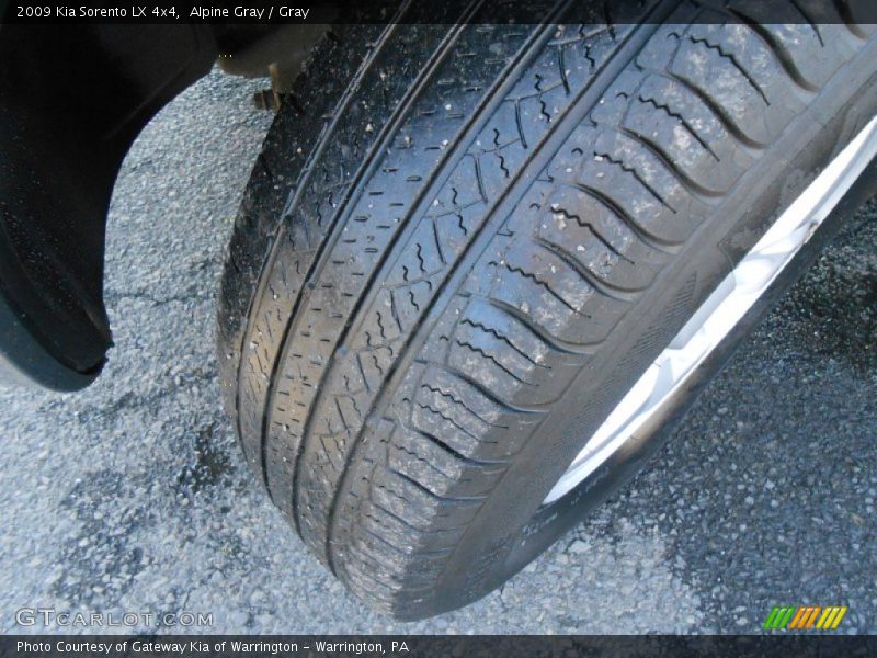 Alpine Gray / Gray 2009 Kia Sorento LX 4x4