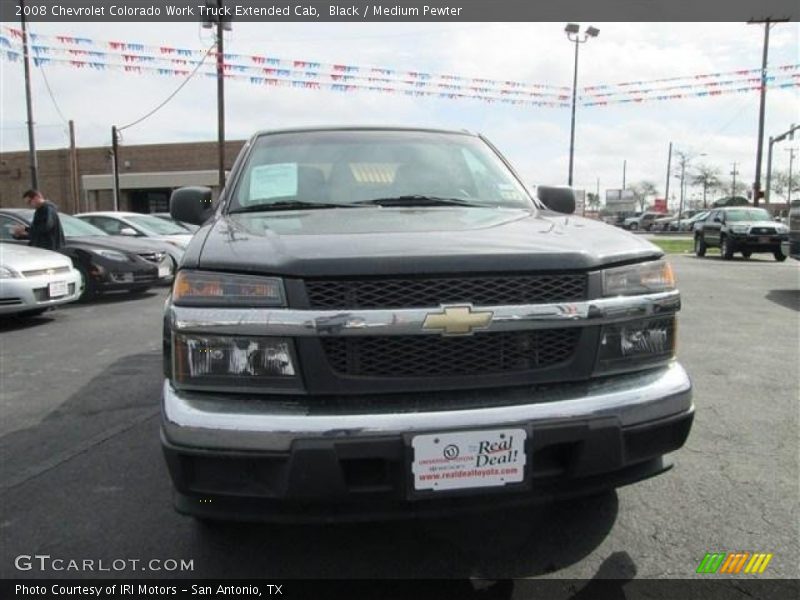 Black / Medium Pewter 2008 Chevrolet Colorado Work Truck Extended Cab